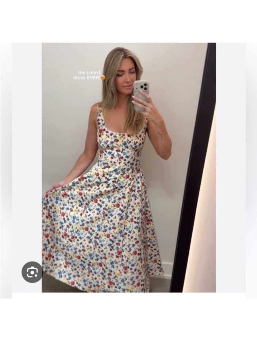 Abercrombie bra free Dylan midi dress - Picture 2 of 3